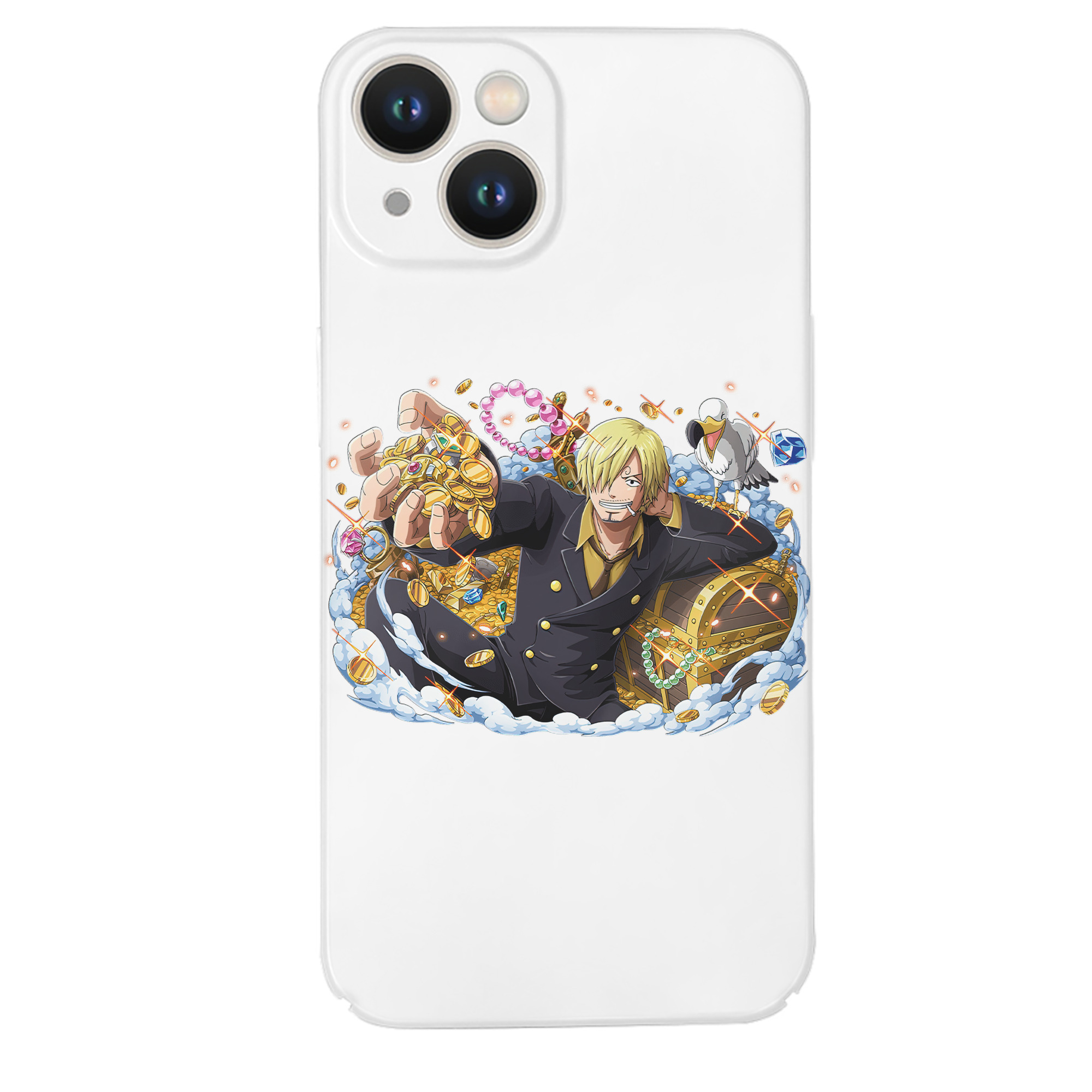 （画像用） ワンピース サンジ ONE PIECE Sanji 【iPhone 14シリーズ対応】ハードケース